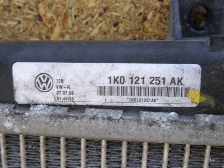 фото №8, Audi a3 8p рестайлінг golf vi eos 1.9 tdi радіаторів води рідини 1k0121251ak