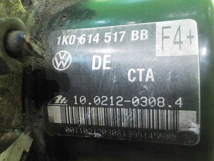 фото №7, A3 8p рестайлинг s-line 1.4 tfsi 09r hb 3d насос abs 1k0614517bb 1k0907379am