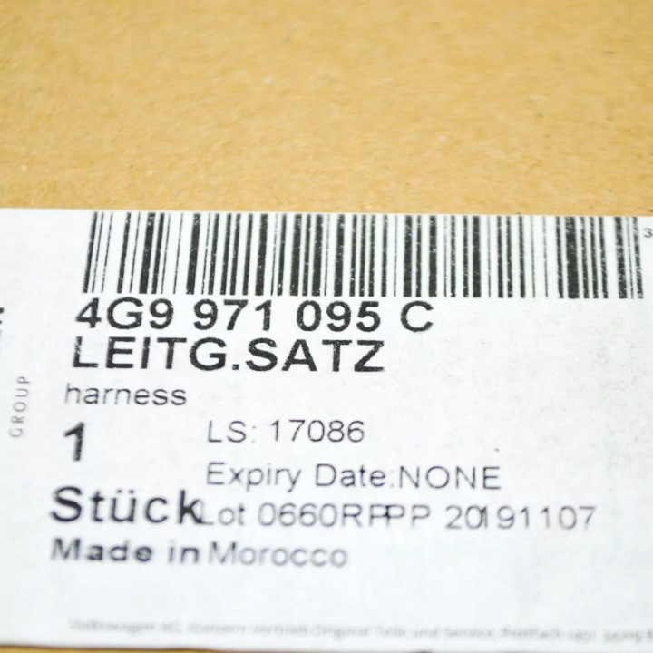 фото №11, Audi rs6 4g передний бампер проводка harness loom 4g9971095c oem