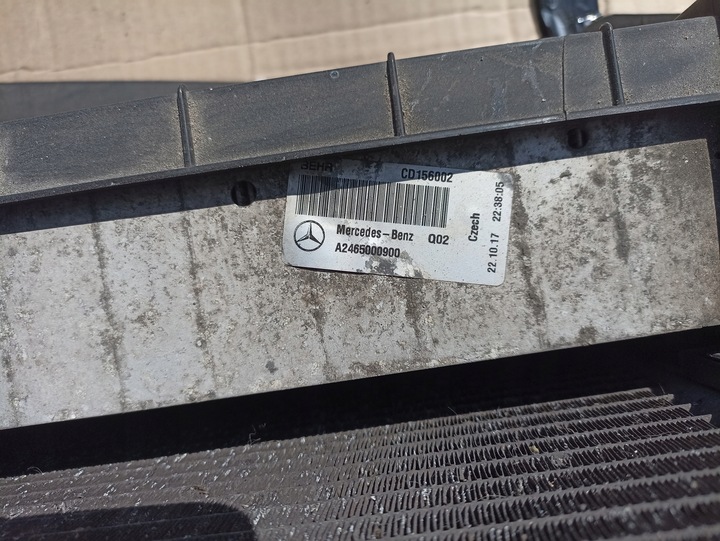 фото №9, Переднее pas верхний радиатор mercedes w117 w176 w246 w156 2.2 cdi