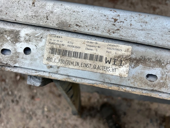 фото №6, Bmw 3 f30 f31 передній рестайлінг молдинг порогова накладка ліва a83 доставка безкоштовно