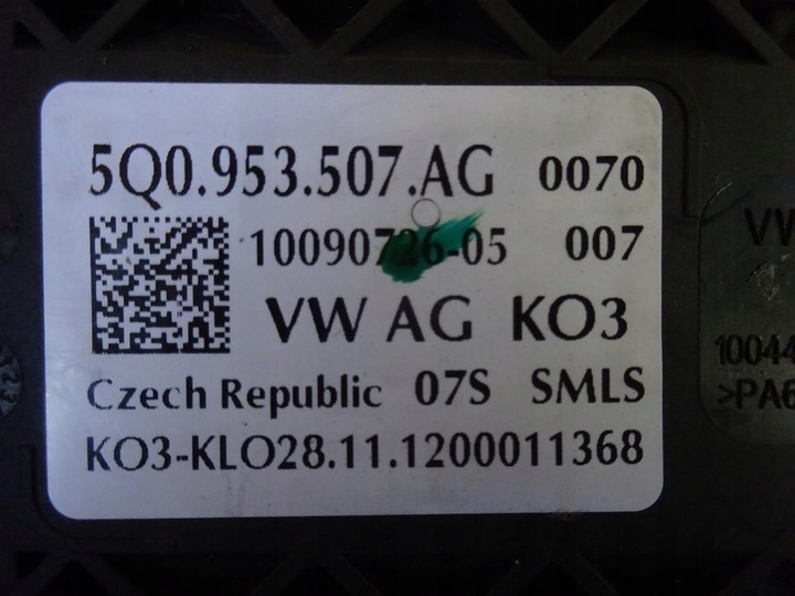 фото №11, Golf vii перемикач комбінований перемикач-павук кермовий/підкермовий 5q0953507ag 5q0953513aj