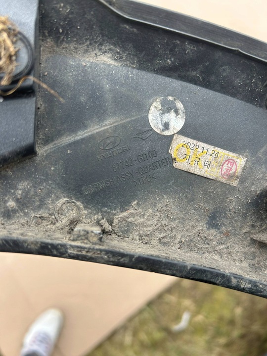 фото №5, Hyundai ioniq 5 планка крыльев заднего правая зад 87742gi100