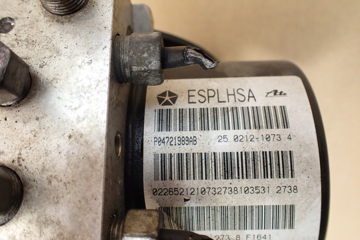 фото №6, Насос abs journey 28.5261-5703.3 25.0928-5021.3 25.0212-1073.4 p04721989ab