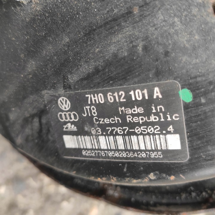 фото №6, Підсилювач насос гальмівна vw t5 1.9 tdi 7h0612101a