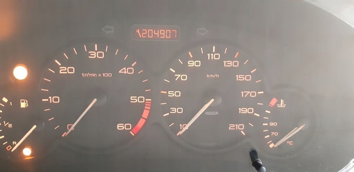фото №7, Спідометр  прилади peugeot 206 1998-2001 дві штекери 9634961180