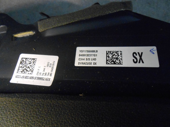 фото №15, Ford c-max 2 торпедо роздавальна подушка  пасажира модуль ysf1-755668-lb dm5t-14
