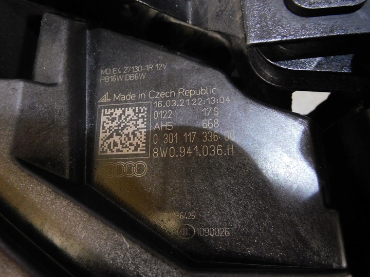 фото №7, Audi a4 b9 8w рестайлинг s line перед бампер лампы капот крылья pas полный led