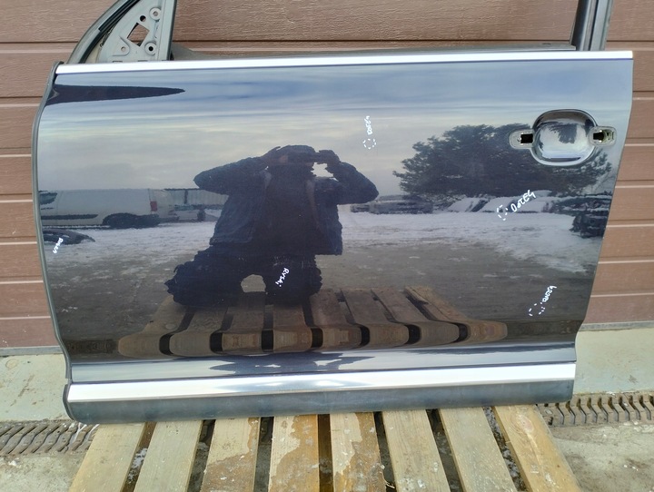 фото №7, Дверь левый перед vw touareg i 7l годы 02-06 передний рестайлинг оригинал lc9z