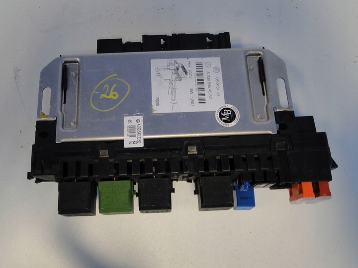 фото №7, Mercedes коробка запобіжників запобіжники модуль sam sl r230 230