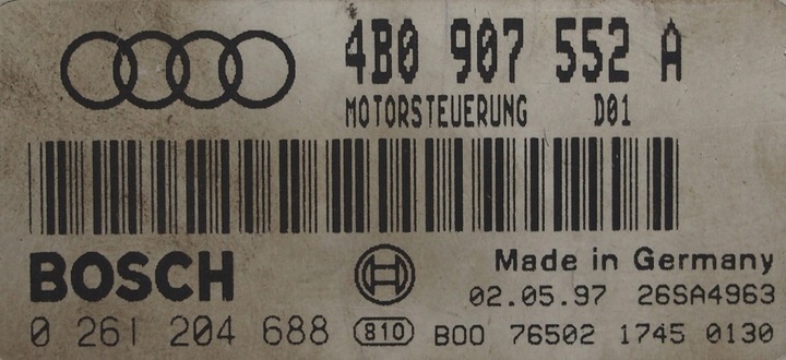 фото №12, Audi a3 8l рестайлінг 1.8 b 01r блок керування комп'ютер коробки автомат 01m927733gs