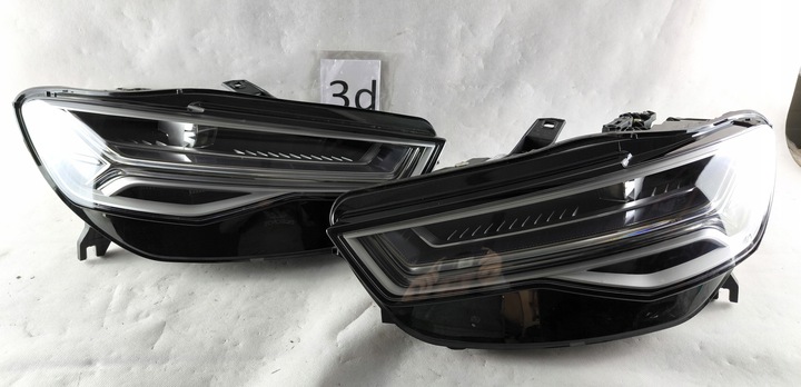 фото №1, Audi a6 c7 рестайлинг полный led matrix левый правый фара лампа
