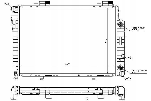 фото №13, Радиаторов воды nissens 62756a