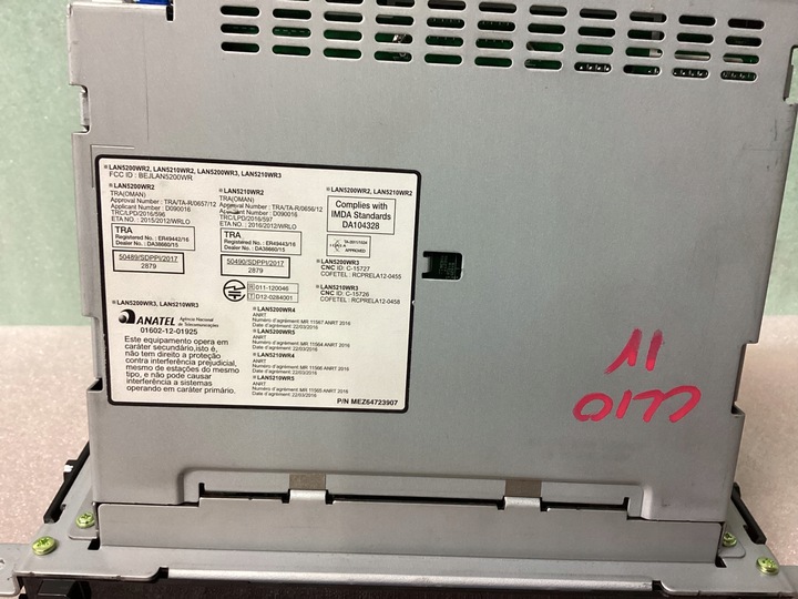 фото №3, Радио навигация usb renault clio ivlift 281158699r lan5210wr4