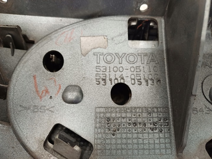 фото №10, Toyota avensis t25 03- решітка решітка радіатора хром перед 53100-05110