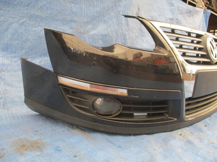 фото №2, Бампер перед переднее vw passat b6 pdc комплектный цвет lc9x