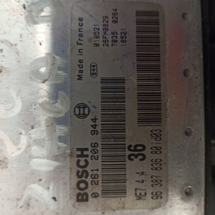 фото №11, Citroen berlingo блок управления двигателем (ecu) 0261206944