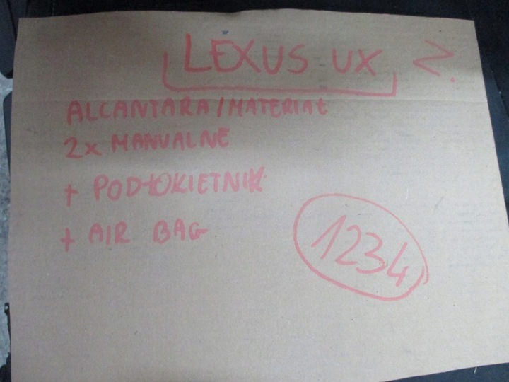 фото №16, Обивка кожа сиденья lexus ux алькантара