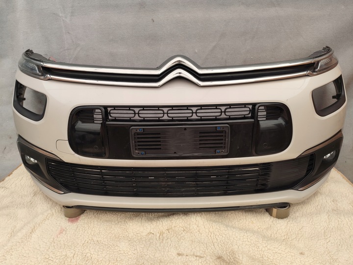 фото №1, Citroen c4 grand picasso ii рестайлінг бампер перед pdc led комплектний демонтаж