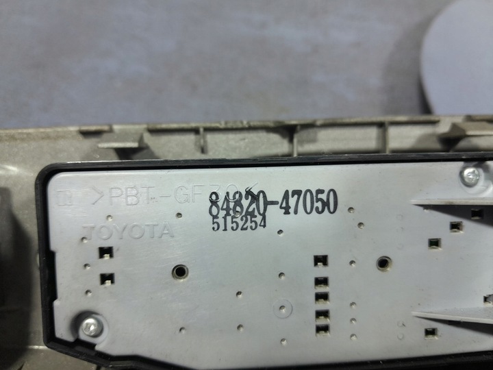 фото №9, Toyota prius ii 03- панель управление стекло зеркал перед левый 84820-47050