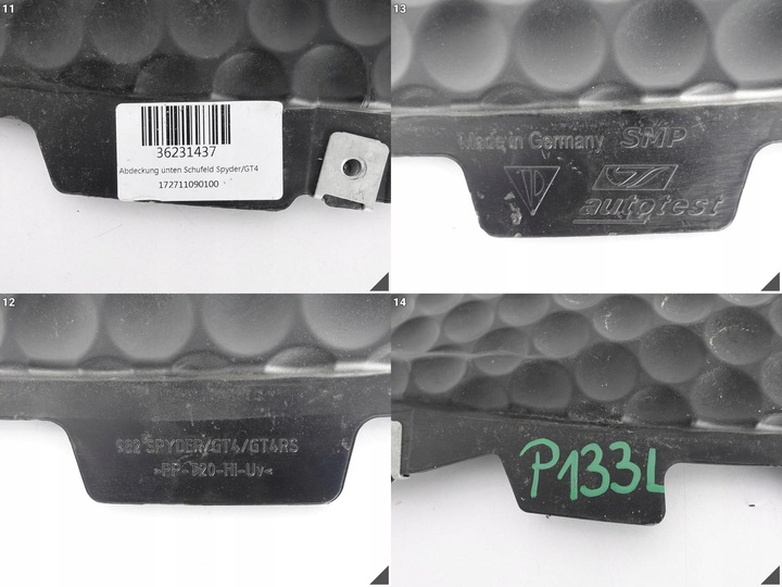 фото №12, Porsche 982 718 gt4 плита защита бампера перед