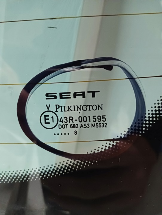 фото №2, Стекло задняя seat leon 2/ii 2005-2009 as3 оригинально тёмное оригинал
