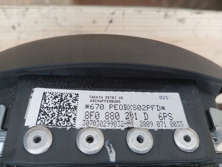 фото №8, Audi a5 8t подушка подушка безпеки водія 8f0880201d чорна