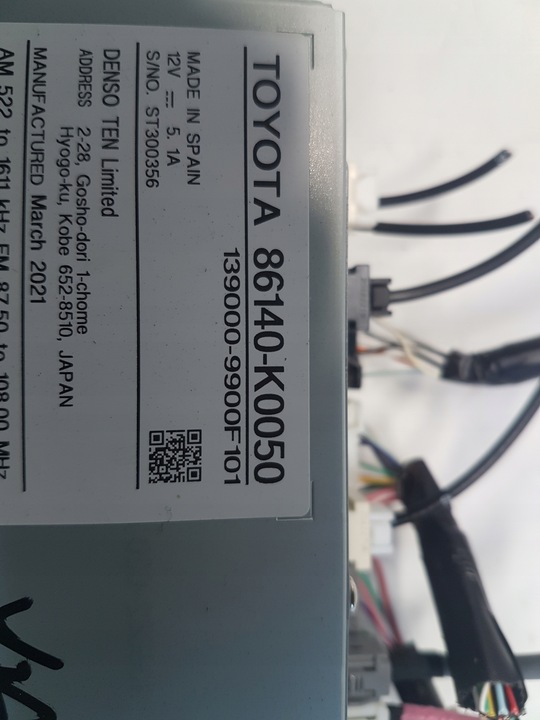 фото №6, Yaris iv p21 радио дисплей 86140-k0050