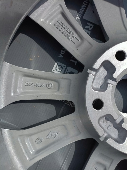 фото №14, Диск алюмінієвий диск renault megane iv 16x6,5 et44 welly