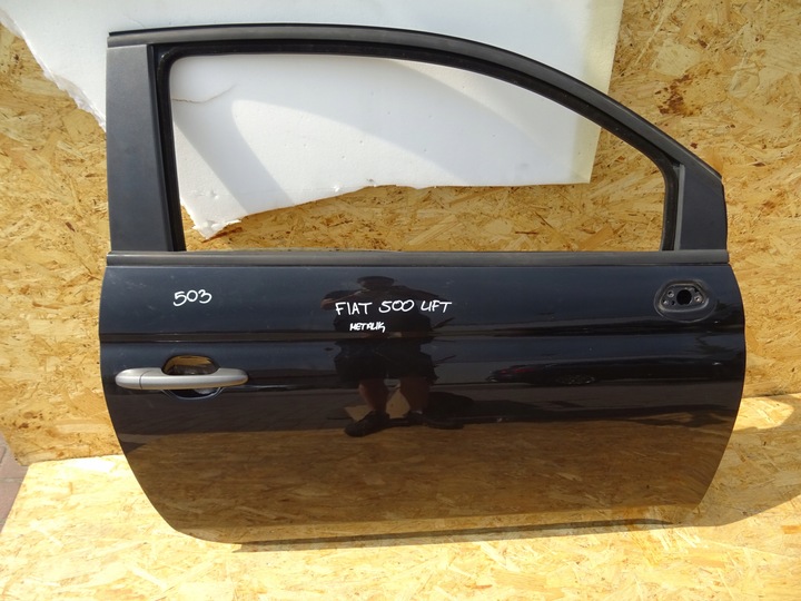 фото №1, Fiat 500 рестайлинг дверь правые правый перед передние