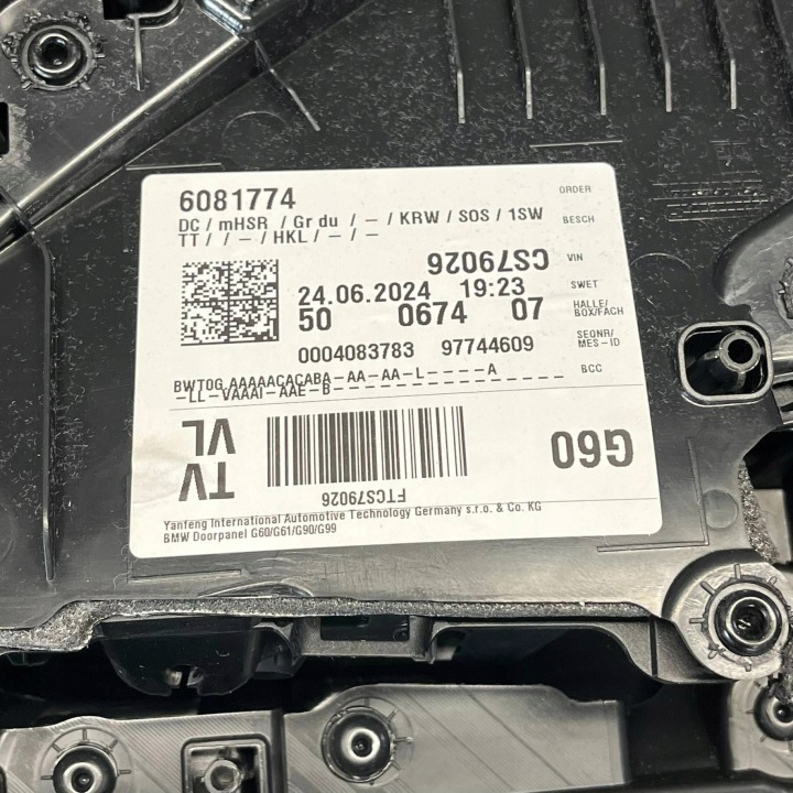 фото №15, Карта двери левые перед do bmw 5 g60 g61 5a93713