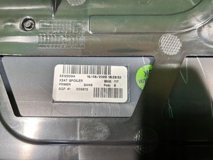 фото №12, Mercedes glb w247 x247 спойлер спойлер козирок багажника a2477900688