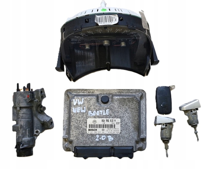 фото №1, Vw new beetle комп'ютер блок керування двигуна набір старт 06a906018n 2,0
