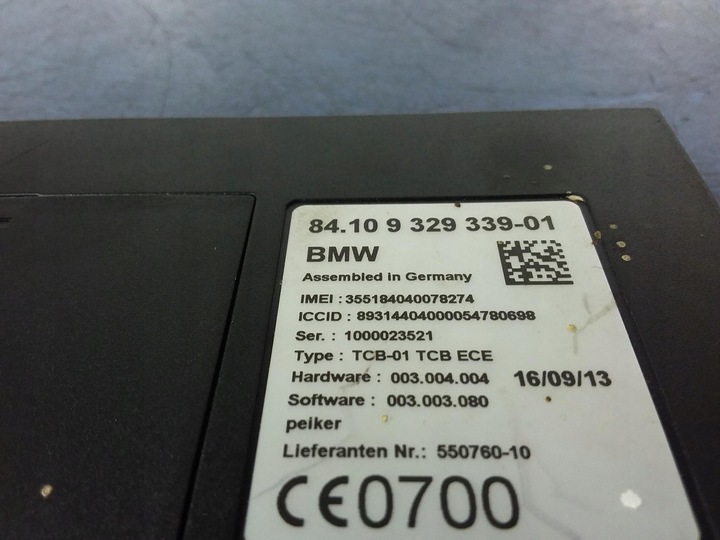 фото №4, Bmw 6 e63 e64 модуль блок управления telematik 9329339