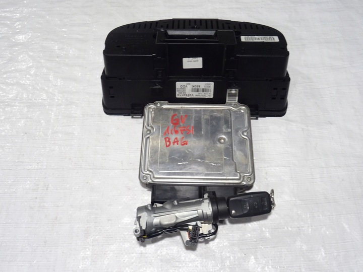 фото №7, Комп'ютер спідометр  набір vw golf v 5 1k0 1.6 fsi bag 190509 km 03c906056ba