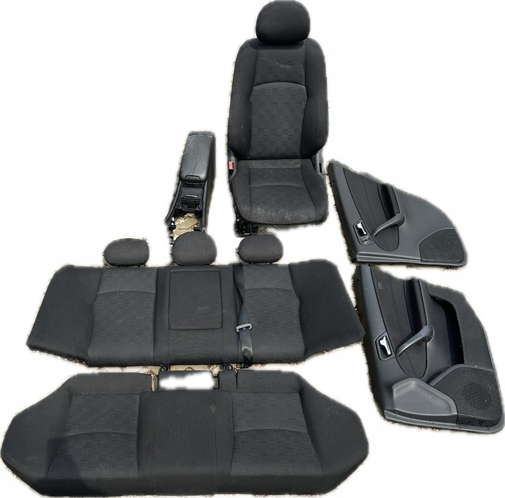 фото №9, Сидіння комплект перед зад обшивки оббивка диван mercedes c w203 sedan om