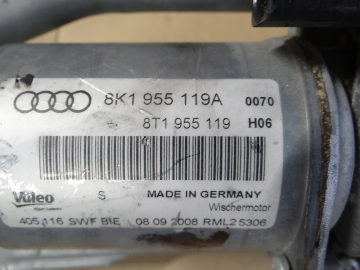 фото №5, Двигунчик двірник перед audi a4 b8 8k1955119a