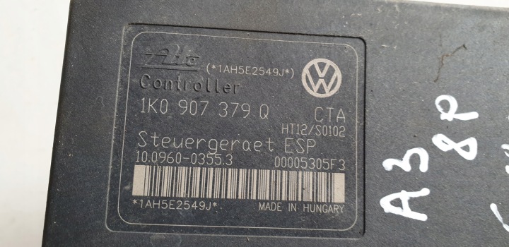 фото №7, Блок управления abs esp vw audi seat skoda 1k0907379q