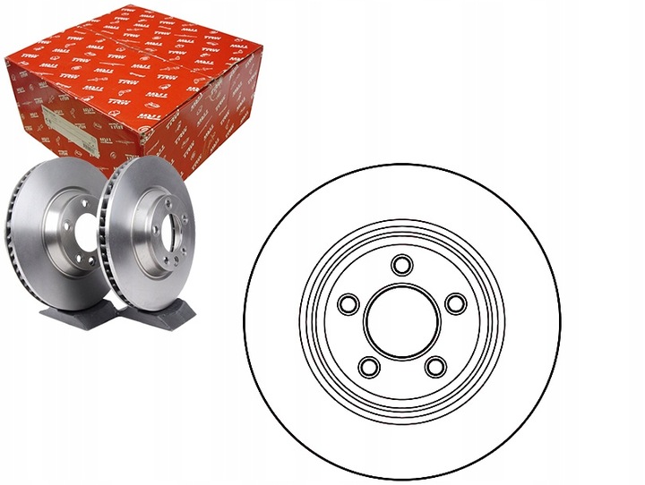 фото №1, Trw df4907s диск гальмівна