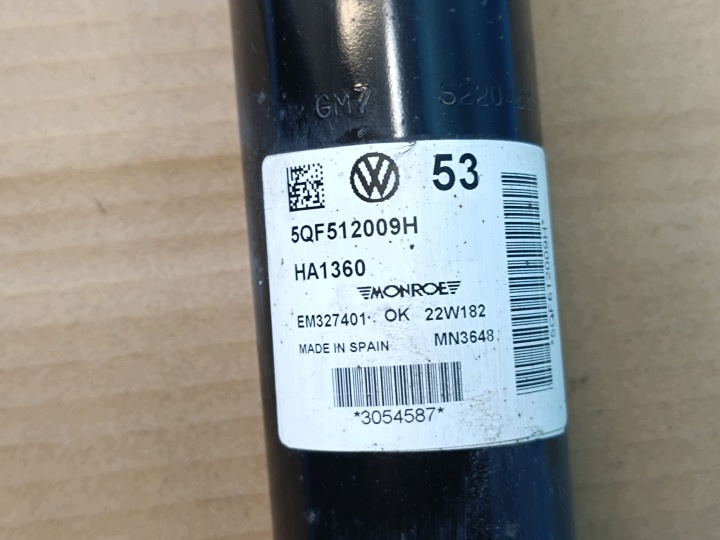 фото №10, Vw tiguan 2 ii 2.0 tfsi 140kw 2022 r амортизатор зад b 5qf512009h