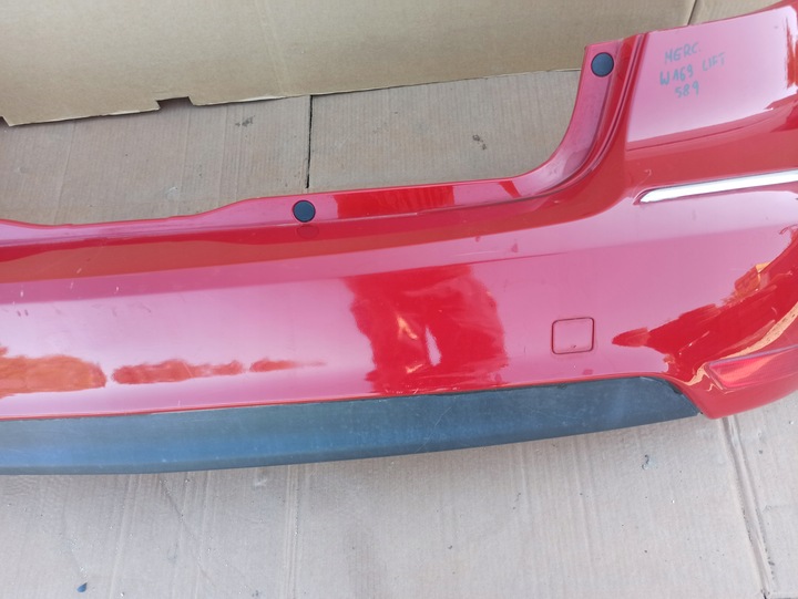 фото №7, Бампер зад mercedes a-klasa w169 рестайлінг 08-12 колір 589 червоний