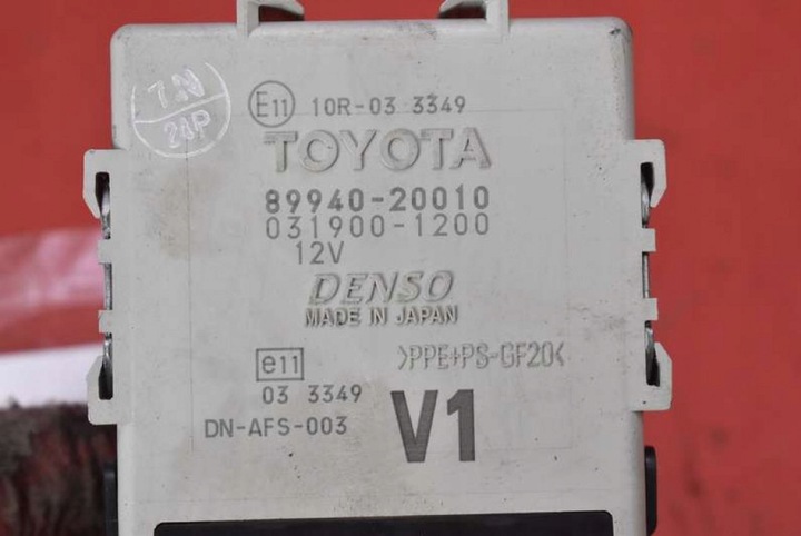 фото №8, Блок керування світла 89940-20010 toyota avensis t27 2.0 d-4d 126 km 09-11