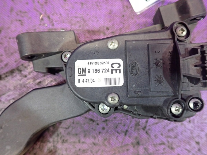 фото №3, Opel vectra c 02-05 потенциометр педаль газа 6 pin 9186724ce