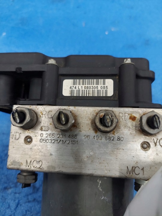 фото №4, Блок управления abs citroen c4 0265231486