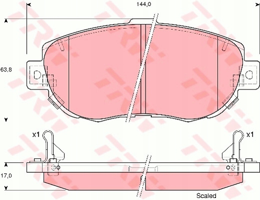 фото №10, Trw диски + гальмівні колодки перед lexus is 200 300 sc 430