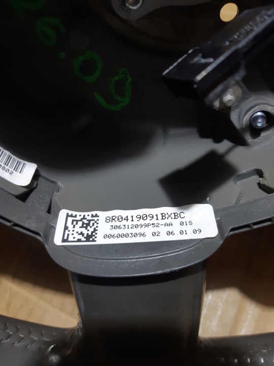 фото №13, Audi q5 8r a3 8p кермо шкіра мультифункція 4 спицева 8r0419091b