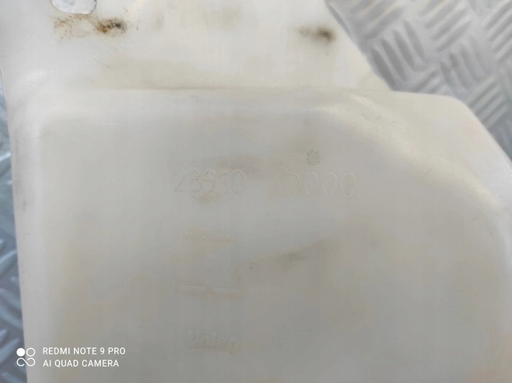 фото №8, Бачок жидкости омывателя nissan qashqai j10 рестайлинг 1.5 dci 28910jd000