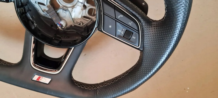 фото №13, S3 8y a3 кермо шкіра шкіряний зрізана 82a419091ah