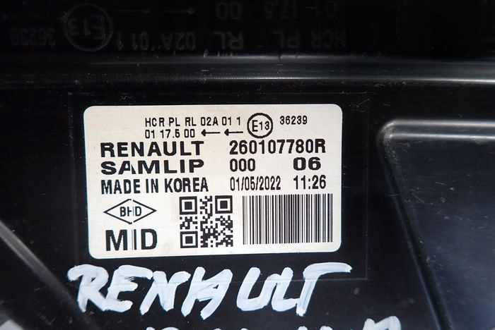 фото №10, Renault arkana led pure vision фара праве права фара 260107780r