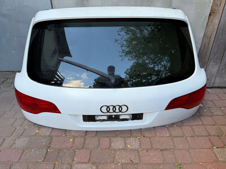фото №1, Кришка зад задня з скло audi q7 4l біла s-line спойлер